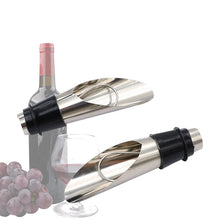 Laden Sie das Bild in den Galerie-Viewer, 🔥2-in-1-Champagner-Verschlussstopfen aus Stahl für