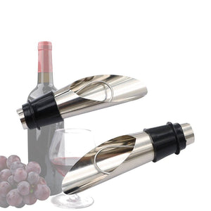 🔥2-in-1-Champagner-Verschlussstopfen aus Stahl für
