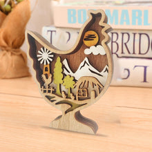 Laden Sie das Bild in den Galerie-Viewer, Ostern Tierische Dekoration aus Holz