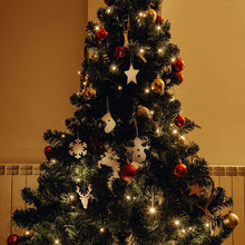 Laden Sie das Bild in den Galerie-Viewer, Kreativer Weihnachtsbaumanhänger Aus Holz