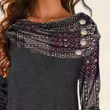 Laden Sie das Bild in den Galerie-Viewer, Geknöpftes Lockeres Modisches T-Shirt