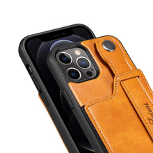Laden Sie das Bild in den Galerie-Viewer, iPhone Handyhülle Aus PU-Leder