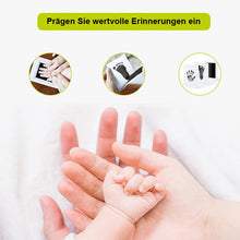 Laden Sie das Bild in den Galerie-Viewer, Schmutzfreies Baby-Abdruckset für Hände und Füße