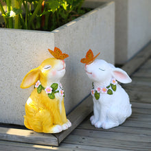 Laden Sie das Bild in den Galerie-Viewer, Ostern Solarbetriebenes LED-Kaninchen-Gartenlicht