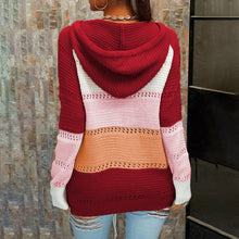Laden Sie das Bild in den Galerie-Viewer, Kontrast-Pullover zum Schnüren