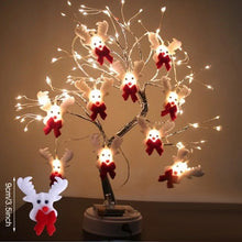 Laden Sie das Bild in den Galerie-Viewer, Weihnachten Plüsch Schneemann Lichterketten