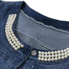Laden Sie das Bild in den Galerie-Viewer, Modische Jeansjacke für Damen