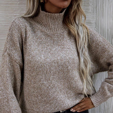Laden Sie das Bild in den Galerie-Viewer, Damen Pullover mit Rollkragen