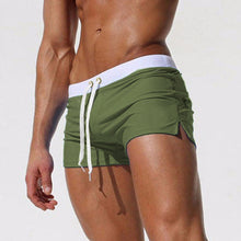 Laden Sie das Bild in den Galerie-Viewer, Einfarbige Strand-Badehose Für Herren