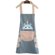 Laden Sie das Bild in den Galerie-Viewer, Niedliche Wasserdichte Ölbeständige Zeichentrickhirschschürze