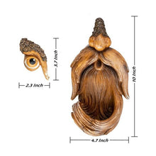 Laden Sie das Bild in den Galerie-Viewer, Kreative Gartendekoration Baumrindenmonster Vogelhäuschen im Freien