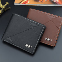 Laden Sie das Bild in den Galerie-Viewer, Herr kurze modische lässige Geldbörse mit mehreren Karten