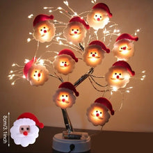 Laden Sie das Bild in den Galerie-Viewer, Weihnachten Plüsch Schneemann Lichterketten