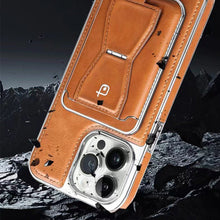 Laden Sie das Bild in den Galerie-Viewer, Luxuriöse magnetische Handytasche aus Leder