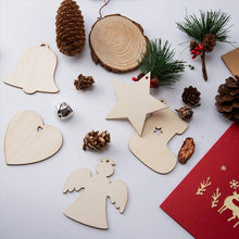 Laden Sie das Bild in den Galerie-Viewer, Kreativer Weihnachtsbaumanhänger Aus Holz