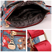 Laden Sie das Bild in den Galerie-Viewer, Stilvolle leichte wasserdichte bedruckte Umhängetasche