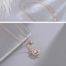 Laden Sie das Bild in den Galerie-Viewer, 925 Sterling Silber Sonnenkette