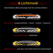 Laden Sie das Bild in den Galerie-Viewer, Bremslicht mit Fernbedienung für Fahrräder