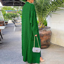 Laden Sie das Bild in den Galerie-Viewer, Lange Twist-Pullover-Jacke