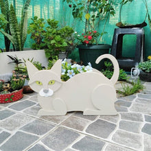 Laden Sie das Bild in den Galerie-Viewer, Blumentopf in Katzenform