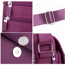 Laden Sie das Bild in den Galerie-Viewer, Wasserdichte leichte Nylon-Umhängetasche mit großer Kapazität