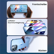 Laden Sie das Bild in den Galerie-Viewer, Doppelseitige Handyhülle aus Glas