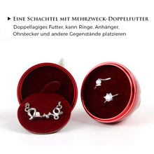 Laden Sie das Bild in den Galerie-Viewer, Rosen-Schmuckkästchen aus Aluminiumlegierung