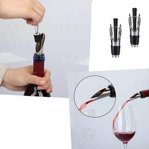 🔥2-in-1-Champagner-Verschlussstopfen aus Stahl für