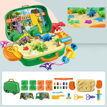 Laden Sie das Bild in den Galerie-Viewer, Farbiges Plastilin-Set Mit Dinosaurier-Schimmel
