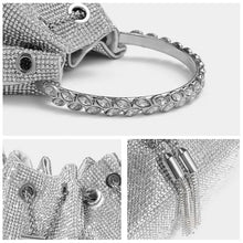 Laden Sie das Bild in den Galerie-Viewer, Diamant-Umhängetasche mit Kordelzug