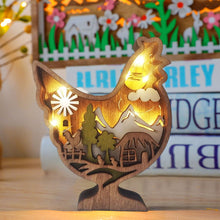 Laden Sie das Bild in den Galerie-Viewer, Ostern Tierische Dekoration aus Holz