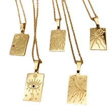 Laden Sie das Bild in den Galerie-Viewer, Tarot Glückshalskette