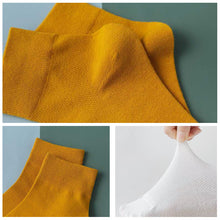 Laden Sie das Bild in den Galerie-Viewer, Einfarbige Dünne Atmungsaktive Baumwollsocken