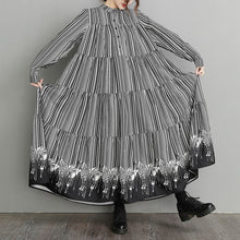 Laden Sie das Bild in den Galerie-Viewer, Damen stylisches lässiges Retrokleid