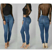 Laden Sie das Bild in den Galerie-Viewer, Stretch Jeans mit hoher Taille