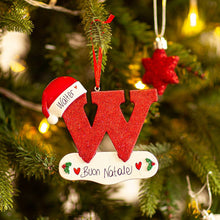 Laden Sie das Bild in den Galerie-Viewer, Weihnachtlicher dekorativer Buchstabenanhänger