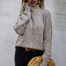 Laden Sie das Bild in den Galerie-Viewer, Damen Pullover mit Rollkragen