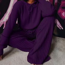 Laden Sie das Bild in den Galerie-Viewer, Lässig gestricktes 2-teiliges Set für Damen