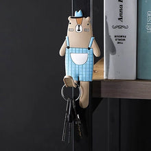 Laden Sie das Bild in den Galerie-Viewer, Niedlicher magnetischer karierter Bär Kühlschrankmagnet