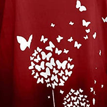 Laden Sie das Bild in den Galerie-Viewer, Langärmliges T-Shirt mit gerüschtem Saum und Farbverlauf