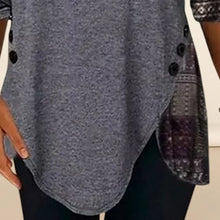 Laden Sie das Bild in den Galerie-Viewer, Geknöpftes Lockeres Modisches T-Shirt