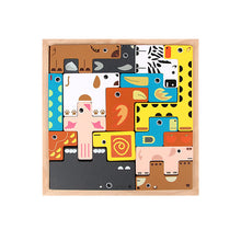 Laden Sie das Bild in den Galerie-Viewer, Tetris-Puzzle aus Holz