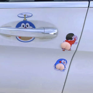 Netter Kreativer Schutzaufkleber für Autotür