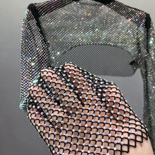 Laden Sie das Bild in den Galerie-Viewer, Französischer Netz-Sonnenschal mit Diamanten