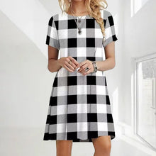 Laden Sie das Bild in den Galerie-Viewer, Damen Sommerkleid mit Print