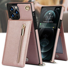 Laden Sie das Bild in den Galerie-Viewer, Modische Diagonale Handyhülle für iPhone (mit Umhängeband)