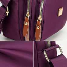 Laden Sie das Bild in den Galerie-Viewer, Lässige leichte Umhängetasche mit mehreren Taschen für Damen