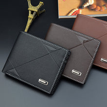 Laden Sie das Bild in den Galerie-Viewer, Herr kurze modische lässige Geldbörse mit mehreren Karten