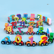 Laden Sie das Bild in den Galerie-Viewer, Hölzernes digitales Eisenbahn-Spielzeug