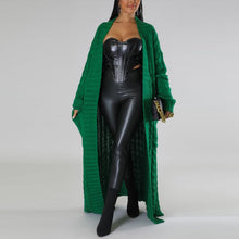 Laden Sie das Bild in den Galerie-Viewer, Lange Twist-Pullover-Jacke